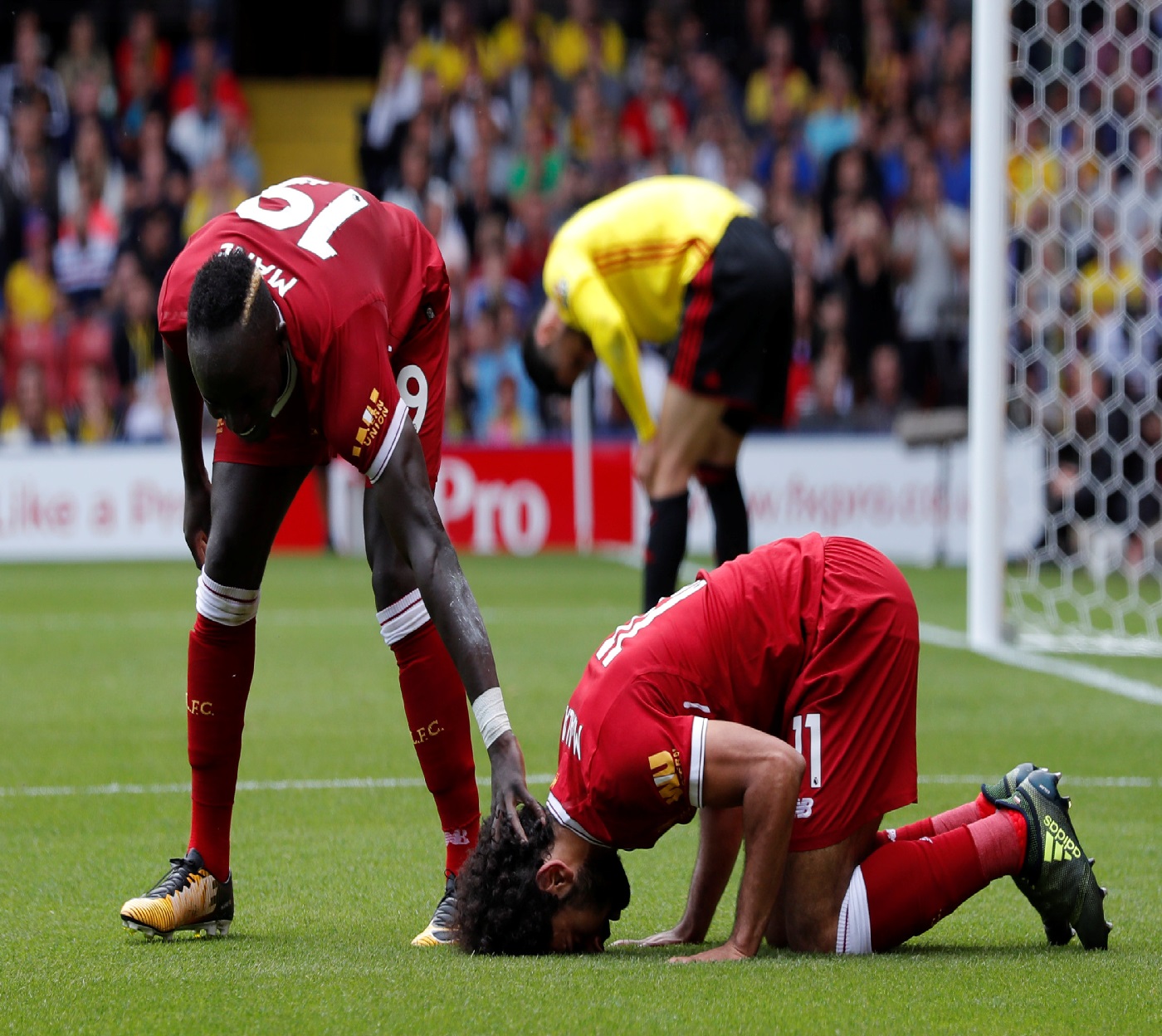 محمد صلاح نجم الفريق المصري