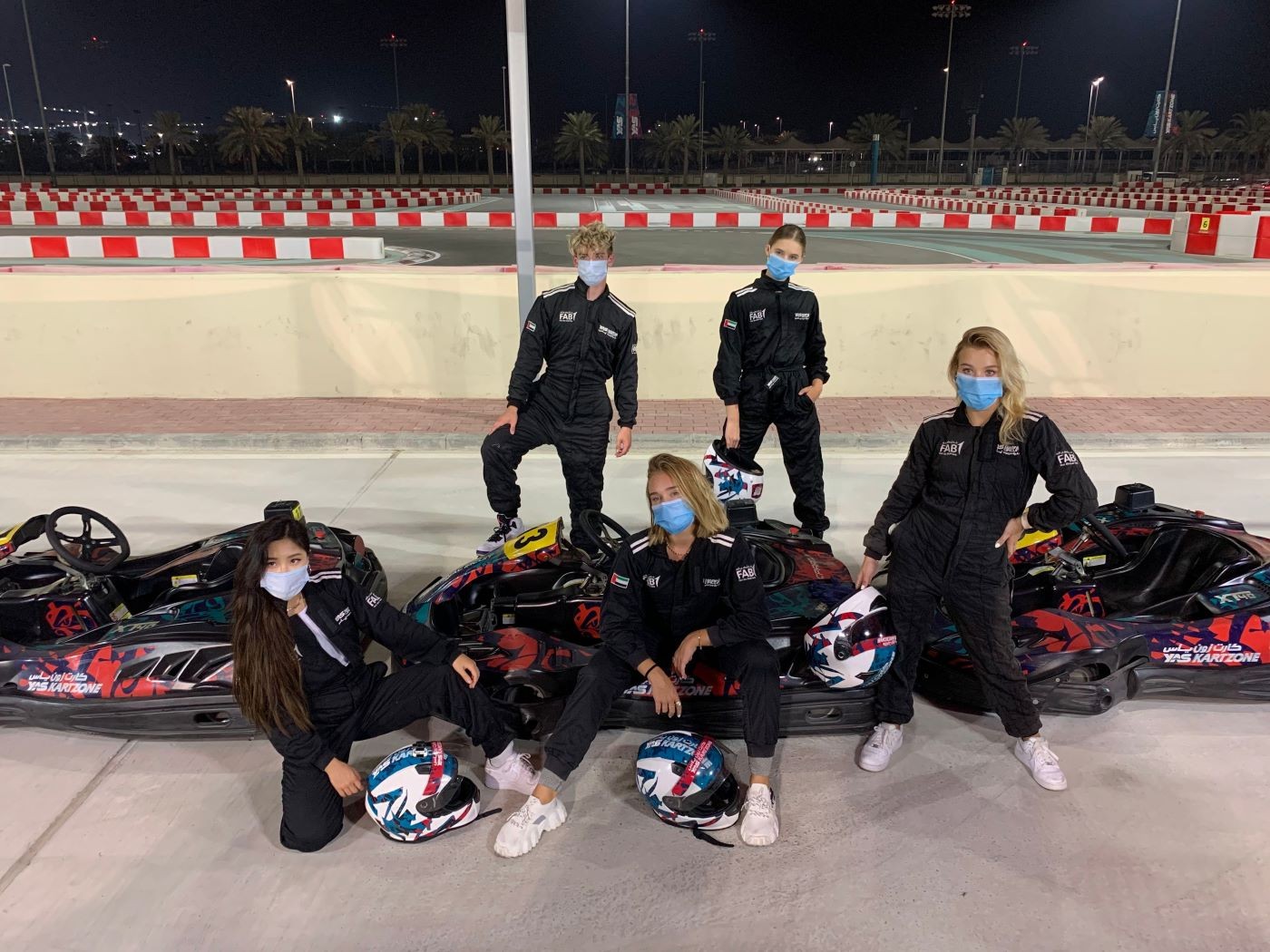 Now United spend time at Yas Marina Circuit on Yas Island