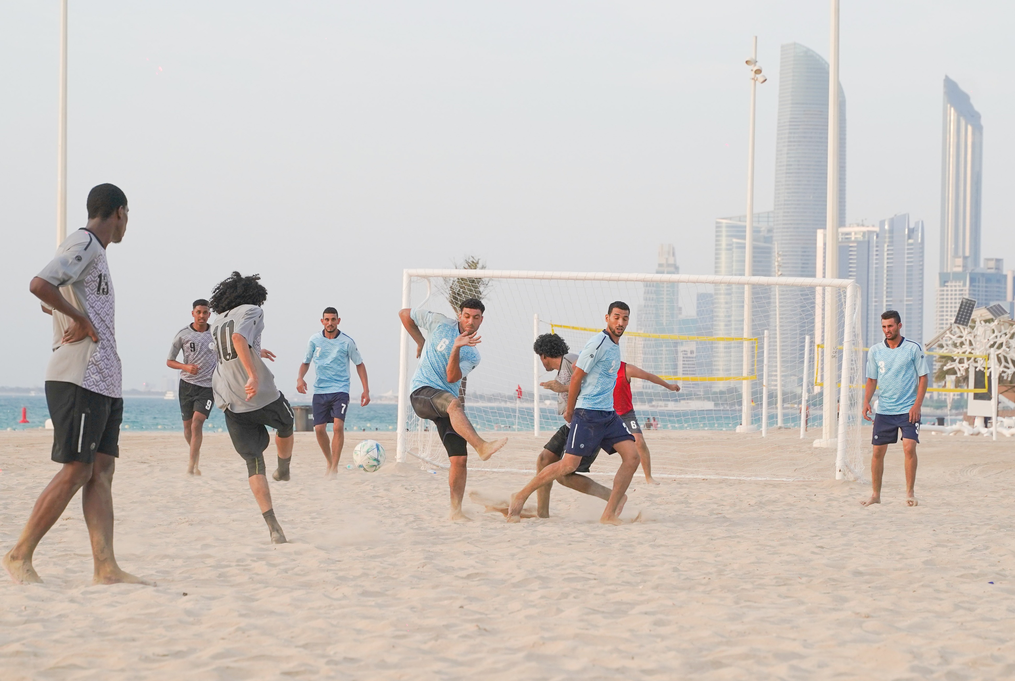 beach football tournament