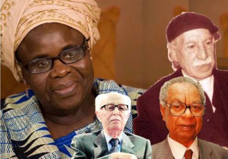 Ama Ata Aidoo and the three men writers