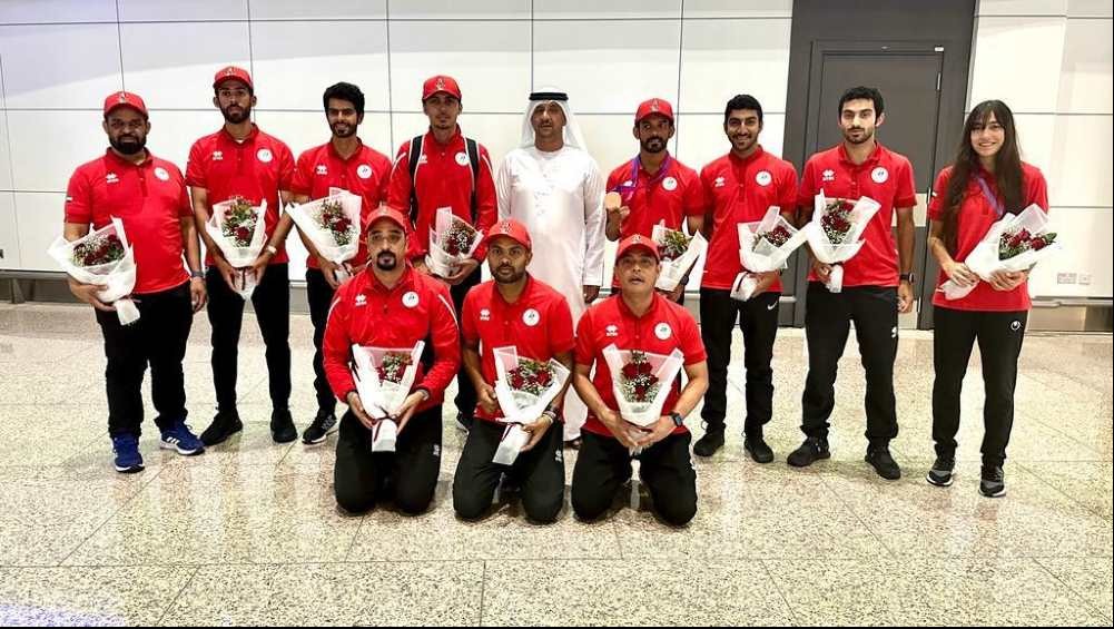 UAE Cycling Team celebrate historic bronze medal in Asian Games 2023