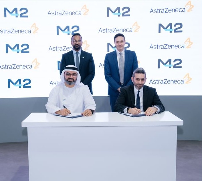 M42 and AstraZeneca sign 