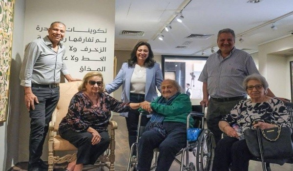 جورج البهجوري بمعرض سناء البيسي