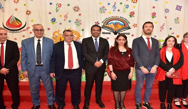 أختفال الأكاديمية المصرية للفنون بروما ومدرسة نجيب محفوظ 
