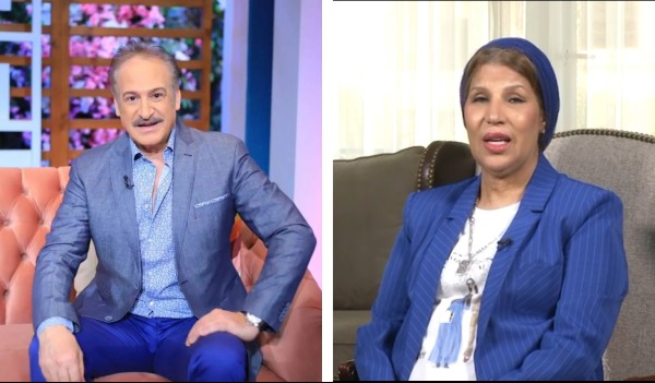 الدكتورة صبورة السيد والمخرج عمر زهران