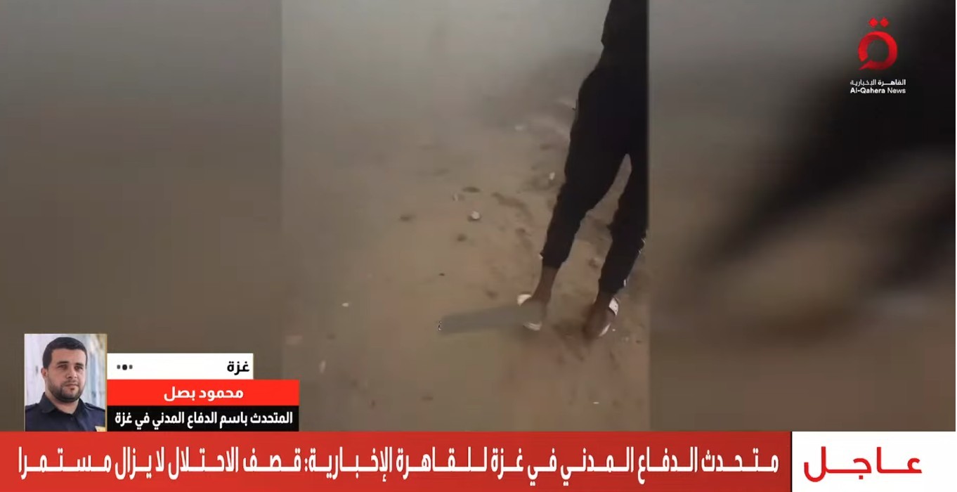 محمود بصل متحدث الدفاع المدني بغزة