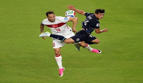 مباراة تركيا وباراغواي