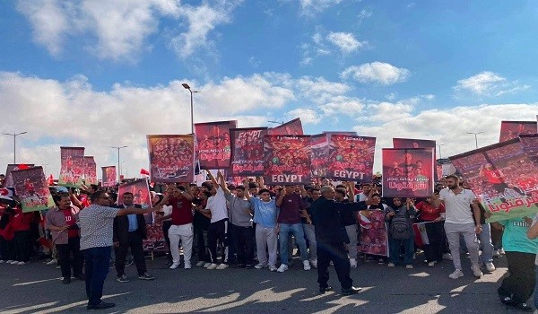أستقبال منتخب مصر