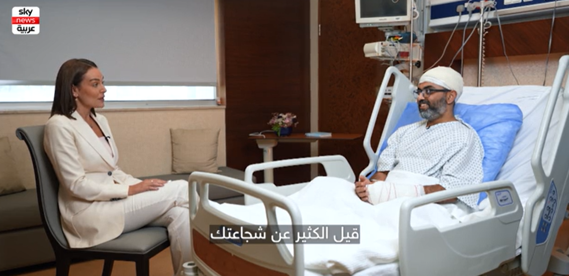 لقاء قائد رحلة فلاي دبي مع سكاي نيوز