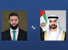 محمد بن زايد وأحمد الشرع