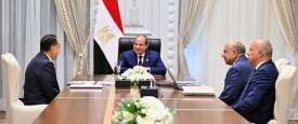 اجتماع السيسي ورئيس الحكومة ووزير الكهرباء