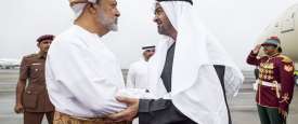 الرئيس الإماراتي وسلطان عمان