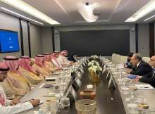 لقاء وزير الخارجية المصري ووزير الصناعة السعودي