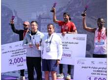 Saif Alalawi wins Zayed Charity Run in China