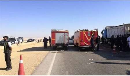 عاجل| وفاة 8 ركاب في انقلاب أتوبيس بالمنيا والصحة تدفع بـ34 سيارة إسعاف