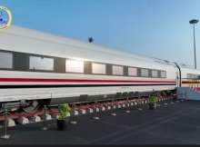 بدء التشغيل التجريبي للقطار الكهربائي السريع