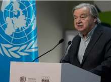 الأمين العام للأمم المتحدة أنطونيو غوتيريش  