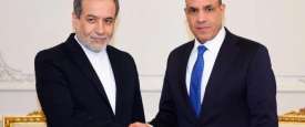 وزير الخارجية المصري ونظيره الإيراني