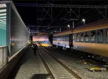 تصادم قطارين