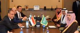 وزير الخارجية المصري ونظيره السعودي