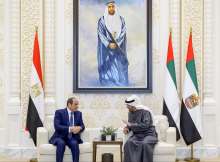 الشيخ محمد بن زايد والرئيس عبد الفتاح السيسي