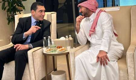 على هامش مباراة السعودية ومصر.. وزيرا رياضة البلدين يبحثان التعاون المشترك