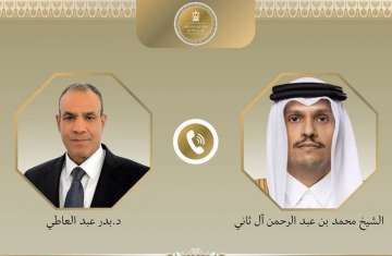 وزيرا خارجية قطر ومصر