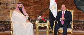 السيسي يستقبل الأمير محمد بن سلمان 