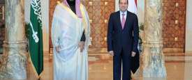 محمد بن سلمان والسيسي 