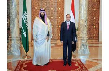 محمد بن سلمان والسيسي 