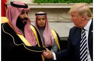 ترامب وولي العهد السعودي 