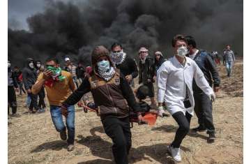 مظاهرات فلسطينية