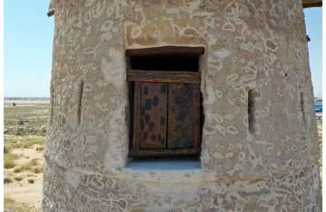 historic Al Jazirah Al Hamra watchtower