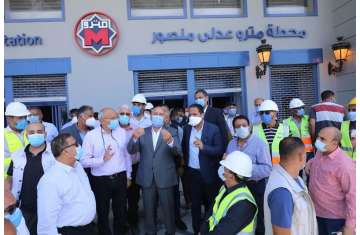 تفقد وزير النقل للمترو