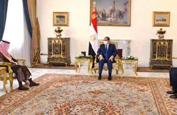لقاء السيسي والأمير فيصل