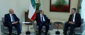 أديب وعون وبري