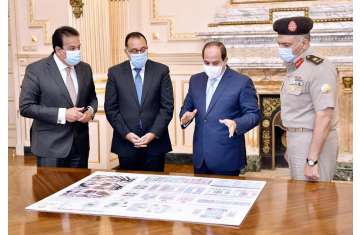 اجتماع السيسي ومسؤولين