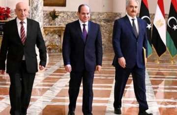 حفتر والسيسي وصالح