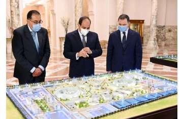 السيسي ووزير الداخلية ومدبولي