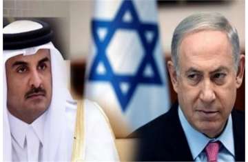 نتنياهو وأمير قطر