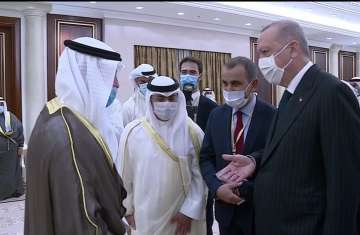 أمير الكويت و أردوغان