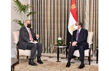 لقاء السيسي والخصاونة