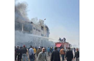 حريق العبور