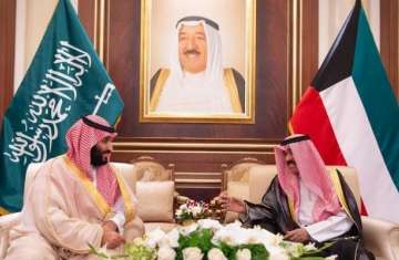أمير الكويت ومحمد بن سلمان
