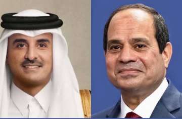 السيسي وأمير قطر
