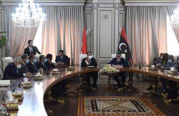 زيارة الوفد المصري لليبيا
