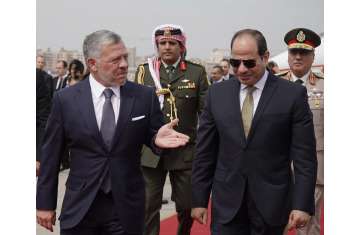السيسي وعبدالله الثاني