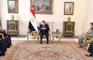 لقاء السيسي والوزير