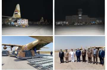 طائرة مساعدات