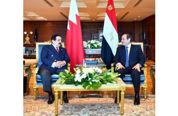 السيسي وملك البحرين